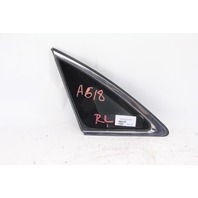 Infiniti FX35 09-13 Vent Glass Rear Left/Driver Side 83301-1CA0A, A618, OEM, 2009, 2010, 2011, 2012, 2013