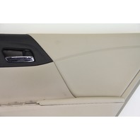 Honda Accord 13-17 EX-L Sedan Door Panel Trim Rear Right Tan 83700-T2F-A61ZA, A616, OEM, 2013, 2014, 2015, 2016, 2017