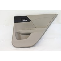 Honda Accord 13-17 EX-L Sedan Door Panel Trim Rear Right Tan 83700-T2F-A61ZA, A616, OEM, 2013, 2014, 2015, 2016, 2017