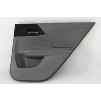 Honda Accord 13-15 Sedan Door Panel Trim Rear Right Grey 83700-T2F-A61ZB, A660, OEM, 2013, 2014, 2015