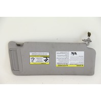 Nissan Armada 04-15 Left/Driver Side Sun Visor Grey 96402-ZQ00B, A598, OEM, 2004, 2005, 2006, 2007, 2008, 2009, 2010, 2011, 2012, 2013, 2014, 2015