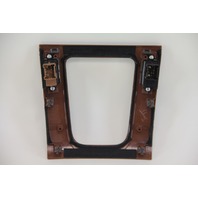 Honda Accord 06-07 Shift Shifter Select Bezel W/ Switch Wood Trim 77295-SDA-A3, A595, OEM, 2006, 2007