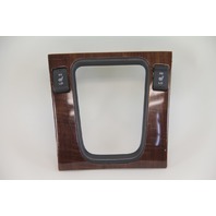 Honda Accord 06-07 Shift Shifter Select Bezel W/ Switch Wood Trim 77295-SDA-A3, A595, OEM, 2006, 2007