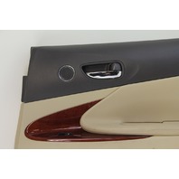 Lexus GS350 07-11 Rear Door Panel Trim Right Tan Ivory Black, A607, OEM, 2007, 2008, 2009, 2010, 2011