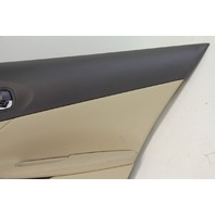 Lexus GS350 07-11 Rear Door Panel Trim Right Tan Ivory Black, A607, OEM, 2007, 2008, 2009, 2010, 2011