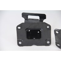 Infiniti FX35 09-12 Rear Left/Right Bumper Support Brackets Set Black, A618, OEM, 2009, 2010, 2011, 2012