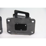 Infiniti FX35 09-12 Rear Left/Right Bumper Support Brackets Set Black, A618, OEM, 2009, 2010, 2011, 2012