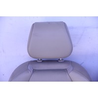 Acura TL 04-08 Front Left & Right Seat Assembly Set, Tan Leather, A626, OEM, 2004, 2005, 2006, 2007, 2008