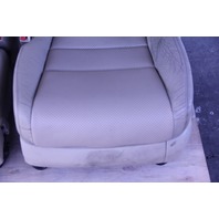 Acura TL 04-08 Front Left & Right Seat Assembly Set, Tan Leather, A626, OEM, 2004, 2005, 2006, 2007, 2008
