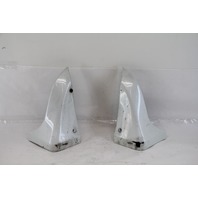 2003-2007 Infiniti G35 Coupe Rear Mud Splash Guard Set White 999J2-JPKY0D4, A616, OEM, 2003, 2004, 2005, 2006, 2007