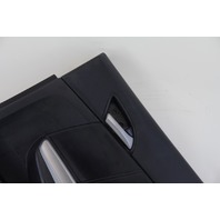 Honda Accord 08-12 Sedan Door Panel Trim, Rear Right Black Leather 83702-TA5-A64ZA, A571, OEM, 2008, 2009, 2010, 2011, 2012
