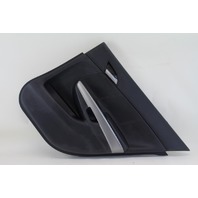 Honda Accord 08-12 Sedan Door Panel Trim, Rear Right Black Leather 83702-TA5-A64ZA, A571, OEM, 2008, 2009, 2010, 2011, 2012