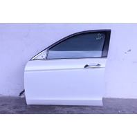Honda Accord 08-12 EX Sedan Front Door Assy Left Side White 67050-TA0-A90ZZ, A577, OEM, 2008, 2009, 2010, 2011, 2012