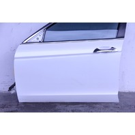 Honda Accord 08-12 EX Sedan Front Door Assy Left Side White 67050-TA0-A90ZZ, A577, OEM, 2008, 2009, 2010, 2011, 2012