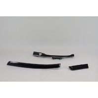 Honda CRV Front Garnish Cover Trim Molding Wood Finish 3 Piece Set, A572, OEM, 15-16 2015, 2016