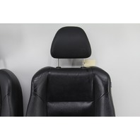 Acura TSX 05 Front Right/Passenger Left/Driver Seat Set Black Leather, A656, OEM, 2005