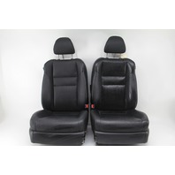 Acura TSX 05 Front Right/Passenger Left/Driver Seat Set Black Leather, A656, OEM, 2005