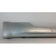 Nissan 350Z 03-08 Rocker Panel Molding Side Skirt, Right Side Silver 76850-CD040, A585, OEM, 2003, 2004, 2005, 2006, 2007, 2008