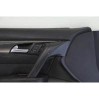Acura TL 12-13 Front Left Door Panel Lining Trim Black 83550-TK4-A14, A524, OEM, 2012, 2013