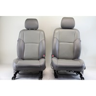 Toyota 4Runner 03-04, Front Seat Assembly, Set Left & Right Side, Gray Leather, OEM, 2003, 2004