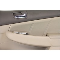 Honda Accord 03-07 Sedan Door Panel Trim Front Right Leather, Tan 83500-SDC-A91, OEM, 2003, 2004, 2005, 2006, 2007