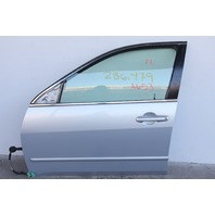 Honda Accord 03-07 Sedan Front Door Assy Left Driver Side Blue, A653, OEM, 2003, 2004, 2005, 2006, 2007