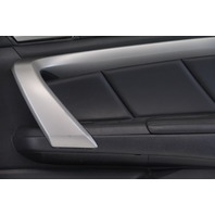 Honda Accord 08-12 Coupe Door Panel Front Right, Leather Black 83520-TE0-A52ZA, A605, OEM, 2008, 2009, 2010, 2011, 2012