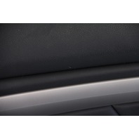 Honda Accord 08-12 Coupe Door Panel Front Right, Leather Black 83520-TE0-A52ZA, A605, OEM, 2008, 2009, 2010, 2011, 2012