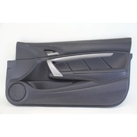 Honda Accord 08-12 Coupe Door Panel Front Right, Leather Black 83520-TE0-A52ZA, A605, OEM, 2008, 2009, 2010, 2011, 2012