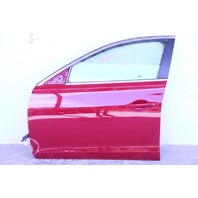 Acura ILX 16-17 Front Left Door Assembly Red 67050-TX6-A80, A603, OEM, 2016, 2017