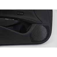 Acura ILX 16-17 Front Left/Driver Door Panel Black Leather, A603, OEM, 2016, 2017