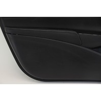 Acura ILX 16-17 Front Left/Driver Door Panel Black Leather, A603, OEM, 2016, 2017