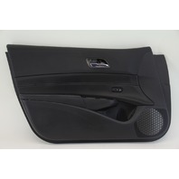 Acura ILX 16-17 Front Left/Driver Door Panel Black Leather, A603, OEM, 2016, 2017