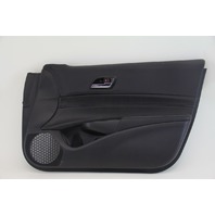 Acura ILX 16-17 Front Right/Passenger Door Panel Black Leather, A603, OEM, 2016, 2017