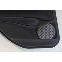 Acura ILX 16-17 Rear Left/Driver Door Panel Black Leather, A603, OEM, 2016, 2017
