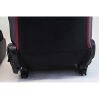 Scion FR-S Subaru BRZ 13-15 16 Front Left & Right Cloth Black/Red Seats Set, A606, OEM, 2013, 2014, 2015