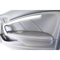 Honda Accord 08-12 Coupe Door Panel Front Right, Leather Black 83520-TE0-A52ZA, A605, OEM, 2008, 2009, 2010, 2011, 2012