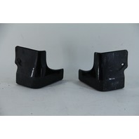 Infiniti G35 03-07 Coupe Mud Guard Front Rocker Panel Left/Right Set Pair Black, A609, OEM, 2003, 2004, 2005, 2006, 2007