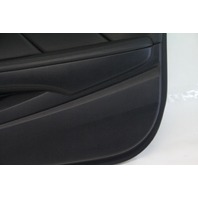 Honda Accord 08-12 Coupe Door Panel Front Right, Leather Black 83520-TE0-A52ZA, A605, OEM, 2008, 2009, 2010, 2011, 2012