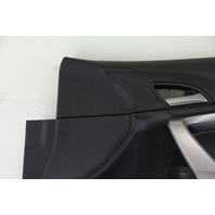 Honda Accord 08-12 Coupe Door Panel Front Right, Leather Black 83520-TE0-A52ZA, A605, OEM, 2008, 2009, 2010, 2011, 2012