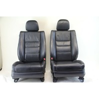 Honda Accord 08-10 Sedan Front Seat Assy Set, Right Passenger/Left Driver Black Leather, OEM, 2008, 2009, 2010