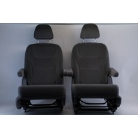 Honda Odyssey 08-10 Middle Seat Set Right Passenger Left Driver Cloth Gray, A622, OEM, 2008, 2009, 2010