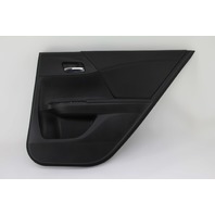 Honda Accord 13-17 Sedan Door Panel Trim, Rear Right Black Leather 83750-T2F-A61, A661, OEM, 2013, 2014, 2015, 2016, 2017