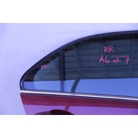 Acura RL 05-12 Rear Right Passenger Door Burgundy 67510-SJAA-90ZZ, A624, OEM, 2005, 2006, 2007, 2008, 2009, 2010, 2011, 2012