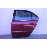 Acura RL 05-12 Rear Driver Left Side Door Burgundy 67550-SJAA-80ZZ, A624, OEM, 2005, 2006, 2007, 2008, 2009, 2010, 2011, 2012