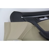 Acura TL 04-06 Front Right Door Panel Tan/Wood Trim 83536-SEP-A01, A626, OEM, 2004, 2005, 2006