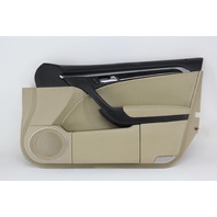 Acura TL 04-06 Front Right Door Panel Tan/Wood Trim 83536-SEP-A01, A626, OEM, 2004, 2005, 2006