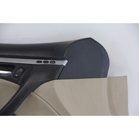 Acura TL 04-06 Front Left Door Panel Lining Tan/Wood Trim 83586-SEP-A01, A626, OEM, 2004, 2005, 2006