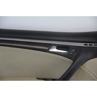 Acura TL 04-06 Front Left Door Panel Lining Tan/Wood Trim 83586-SEP-A01, A626, OEM, 2004, 2005, 2006