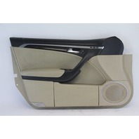 Acura TL 04-06 Front Left Door Panel Lining Tan/Wood Trim 83586-SEP-A01, A626, OEM, 2004, 2005, 2006